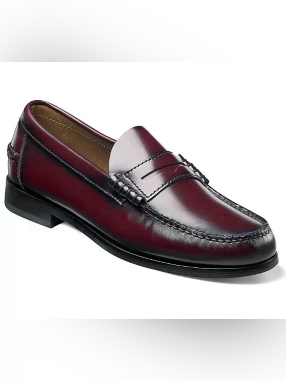 Florsheim Men's Penny Loafers in Wine/Burgundy